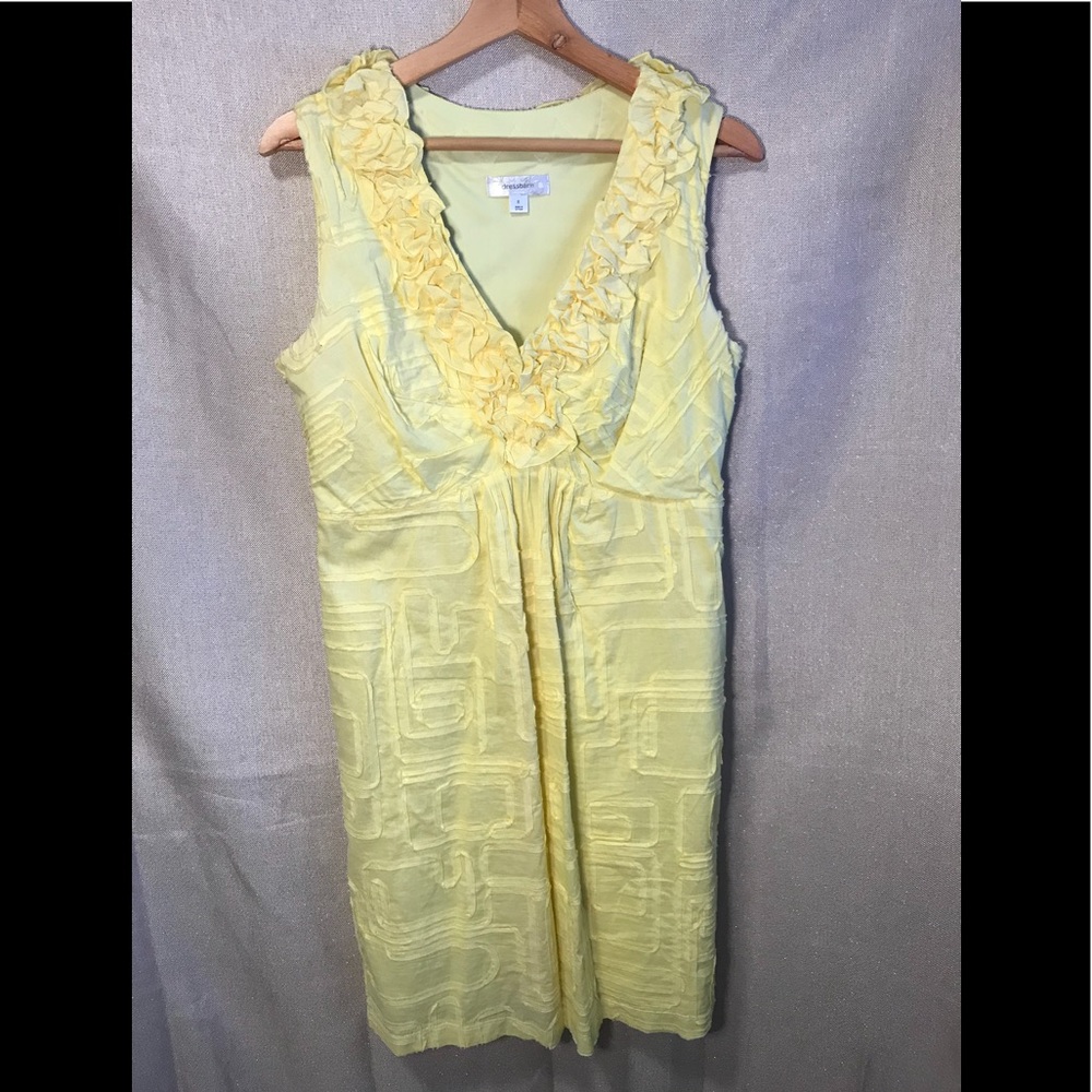 Dress Barn yellow dress